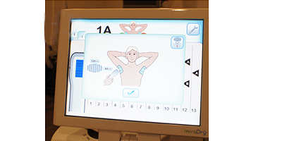 微波除汗術(shù)前